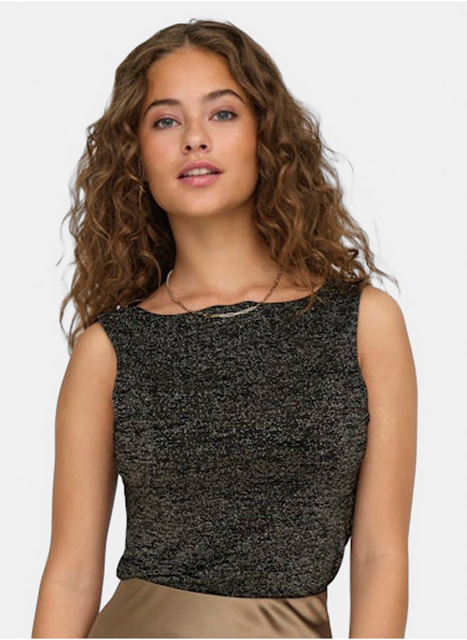 ONLY - Onlroma S/L 2-Ways Shine Top Jrs - Image 1