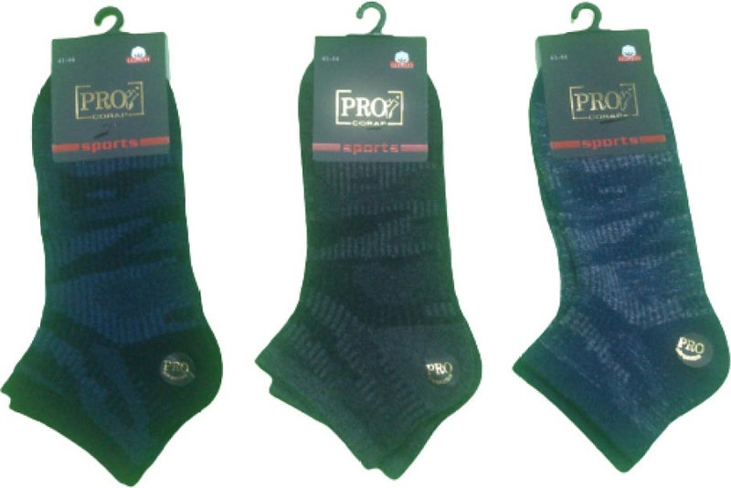 PRO 3 Pairs of Seamless Winter Terry Booties Socks 