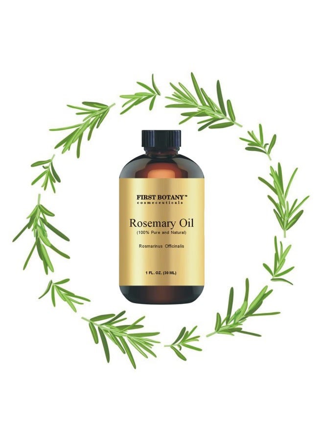 First Botany , 100% Pure Rosemary Essential Oil - Premium Rosemary Oil for Aromatherapy, Massage, Topical & Household Uses - 1 fl oz (Rosemary) - Image 5