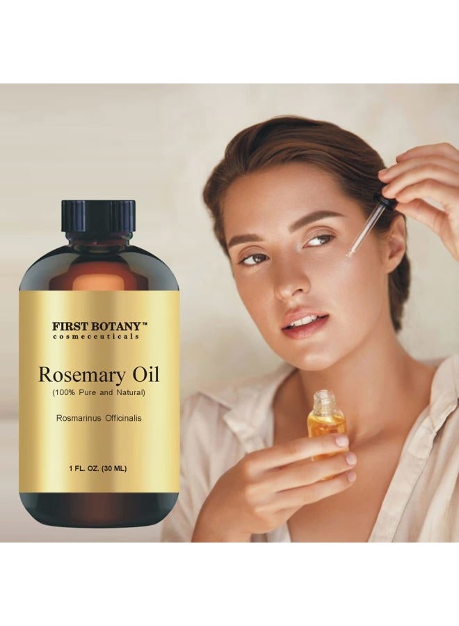 First Botany , 100% Pure Rosemary Essential Oil - Premium Rosemary Oil for Aromatherapy, Massage, Topical & Household Uses - 1 fl oz (Rosemary) - Image 3