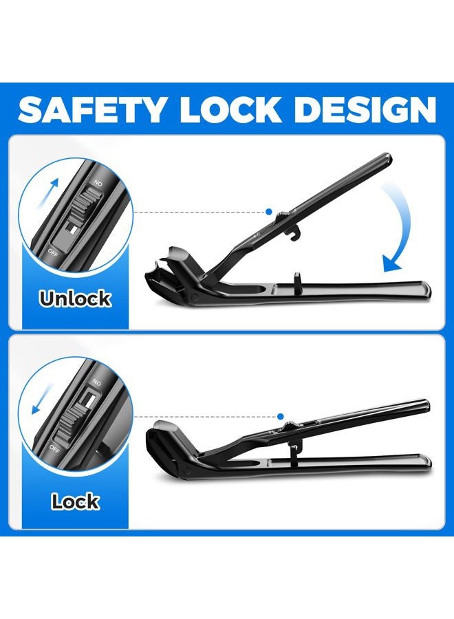 Fumax Nail Clippers for Men Thick Toenails, Angled Large Toe Nail Clippers for Thick Nails for Seniors, Heavy Duty Sharp Toenail Clippers with Catcher, Mess Free Fingernail Clippers for Women - Image 4