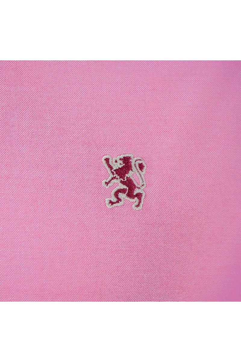 GIORDANO Men's Pink Oxford Shirt - Image 4