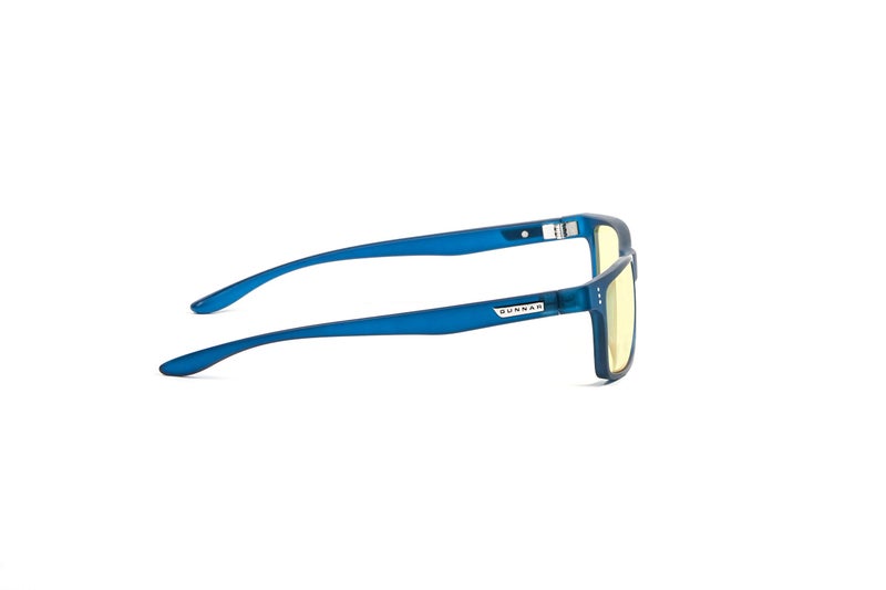 GUNNAR - Premium Gaming and Computer Glasses for Kids (age 12+) - Blocks 65% Blue Light - Cruz, Navy, Amber Tint - Image 3