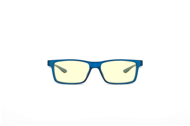 GUNNAR - Premium Gaming and Computer Glasses for Kids (age 12+) - Blocks 65% Blue Light - Cruz, Navy, Amber Tint - Image 1
