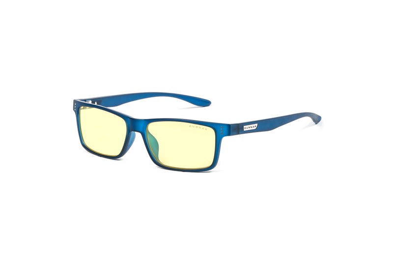 GUNNAR - Premium Gaming and Computer Glasses for Kids (age 12+) - Blocks 65% Blue Light - Cruz, Navy, Amber Tint - Image 2
