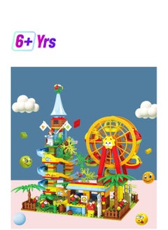 مجموعة مكعبات بناء كلاسيكية من Marble Run للأطفال من سن 6 سنوات فما فوق مكونة من 469 قطعة مع مسار سباق 5 كرات، مجموعة مكعبات STEM هدايا ألعاب للأولاد والبنات