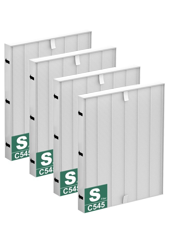 Improvedhand C545 Replacement Filter S Compatible with Winix C545 Air Purifier,Great High-Efficiency Materials Replaces Filter S 1712-0096-00 4PACK - Image 1