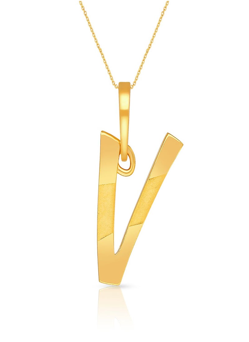 Malabar Gold and Diamonds 22k 916 Purity Gold Pendant for Women DZPN174VY  - Image 1