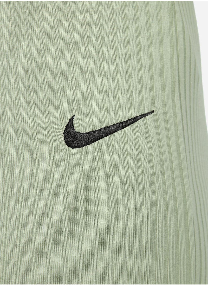 Nike - Nsw Ribbed Jersey Wide Leg Pants - Image 1