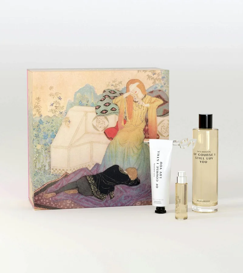 Selahatin Selahatin La  Cérémonie Of Course I Still Luv You (65 ml Whitening Toothpaste,  200 ml Mouthwash,  Eau d'Extrait Oral 18.5 ml, Toothpaste Squeezer