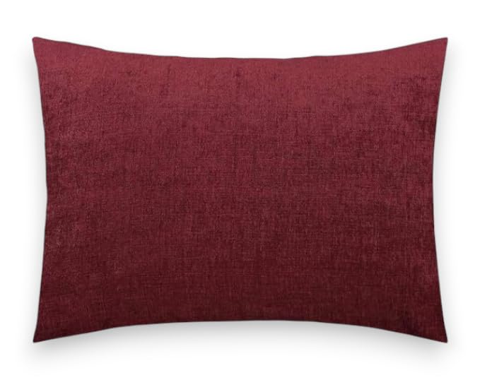 IMSmartMart Black Hosiery Cotton Hard Bed Pillow | 16" x 25" Medium Hard Pillow (Maroon) - Perfect Neck Support (01 Count) - Image 1