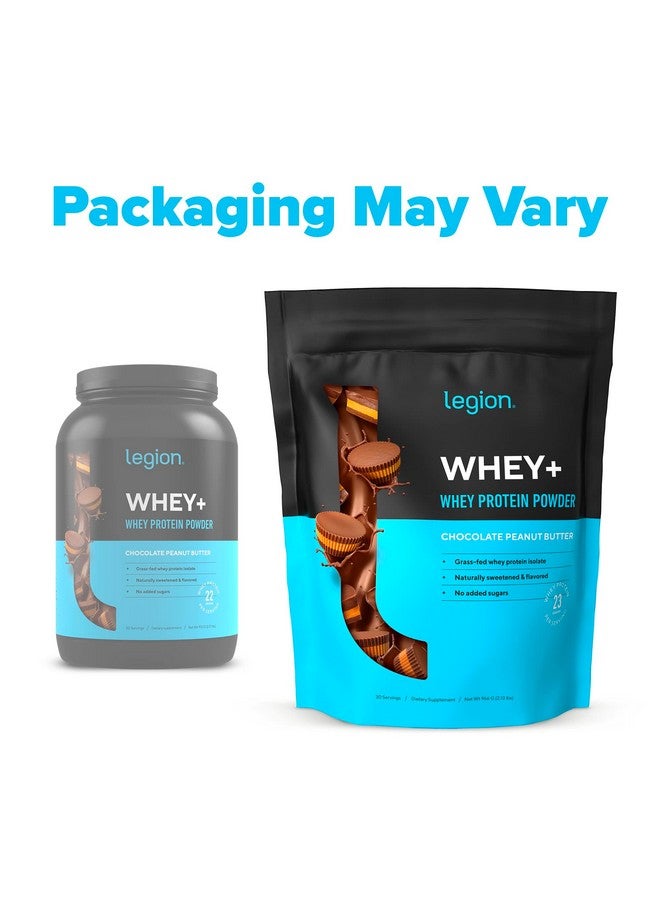 ليجيون LEGION Whey+ بروتين مصل اللبن المعزول من الأبقار التي تتغذى على العشب - مسحوق بروتين مصل اللبن المعزول منخفض السعرات الحرارية، غير معدل وراثيًا، خالي من السكر واللاكتوز والغلوتين، مسحوق بروتين طبيعي بالكامل للرجال والنساء (30 حصة) - Image 2