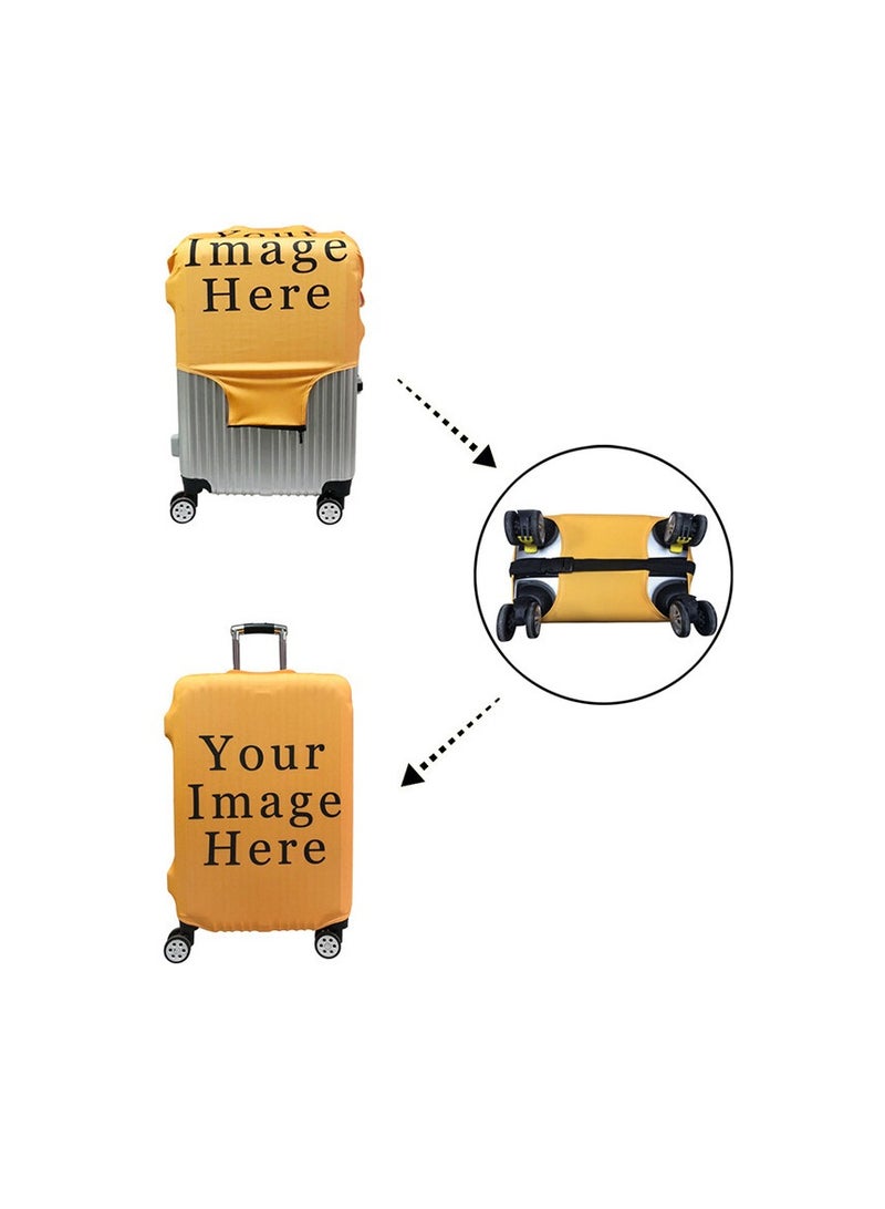 Y&D Kuromi Luggage Cover Water-Washable Suitcase Cover Spandex Elastic Luggage Protective Covers Travel Accessories Suitable for 18-32 Inch Trolley Case for Business Trip School Daily Using - Image 5