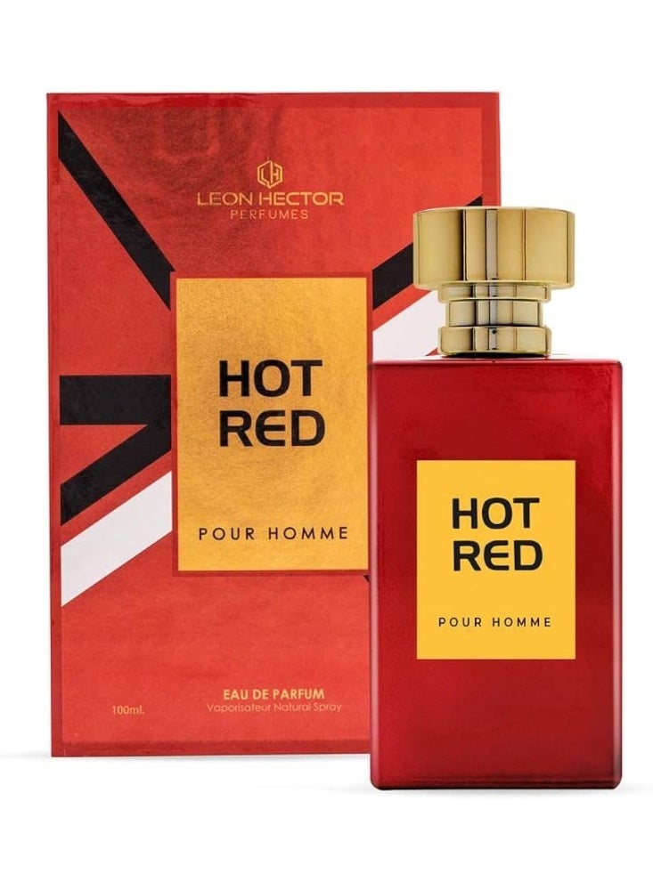 عطر ليون هيكتور هوت ريد بور أوم للرجال، 100 مل