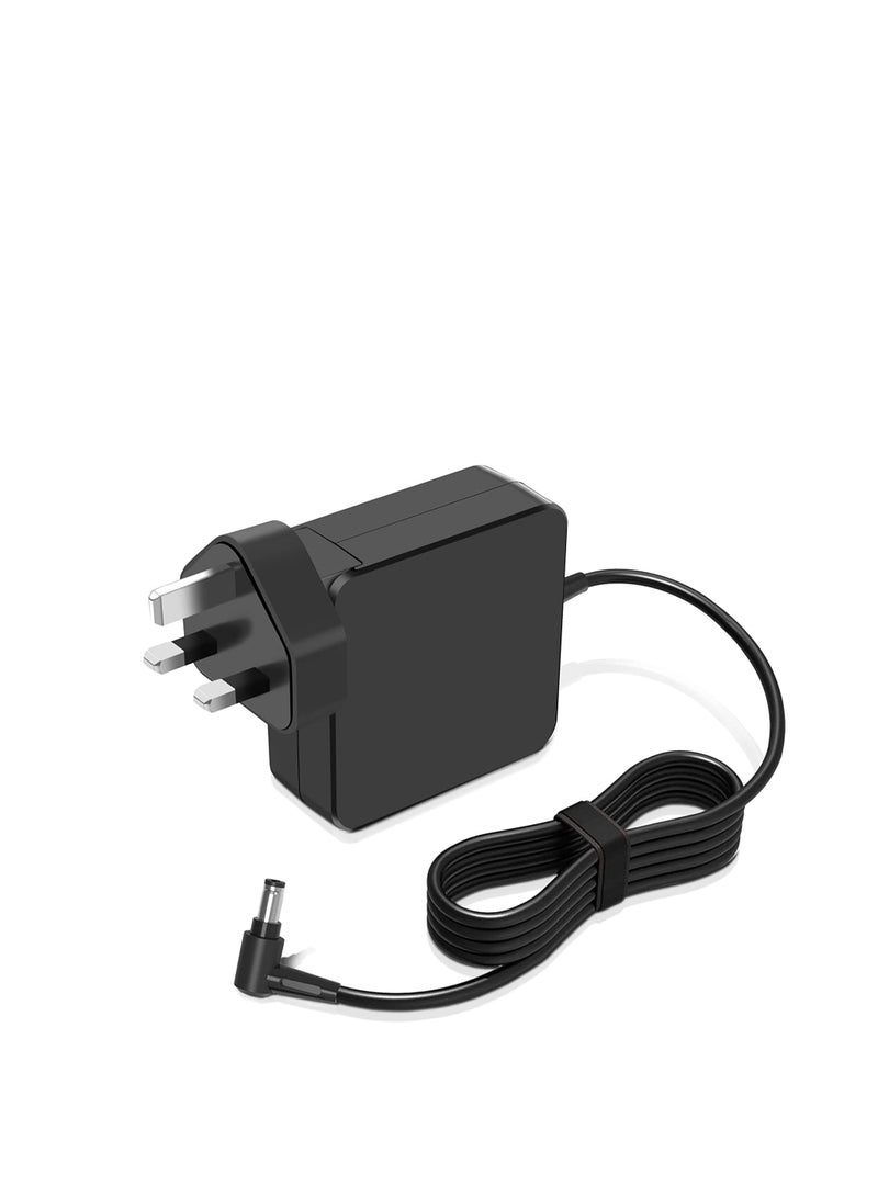 Terabyte شاحن لابتوب 19 فولت 2.37 أمبير 45 واط للتزويد، محول طاقة تيار متردد لأجهزة ASUS X540 X540S X540SA X540L X540LA X540M X540N X540NA x541S X541U C202SA C300M (حجم الموصل: 4.0 مم * 1.35 مم) - Image 1