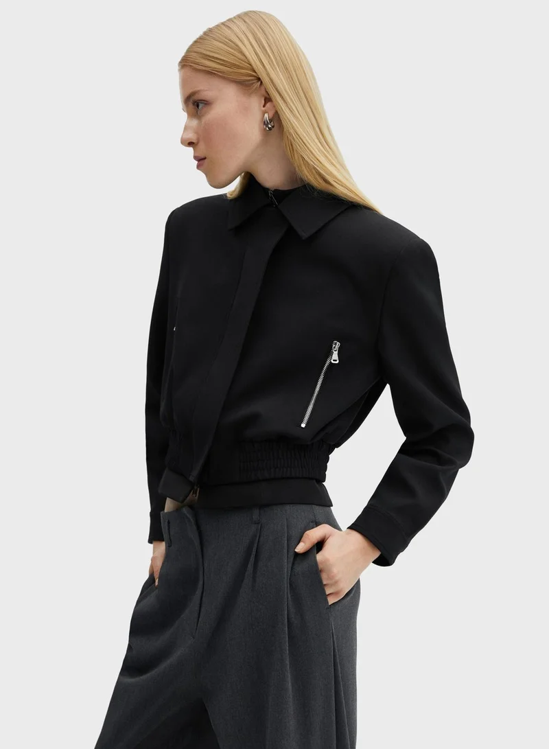 مانجو Zip Through Jacket