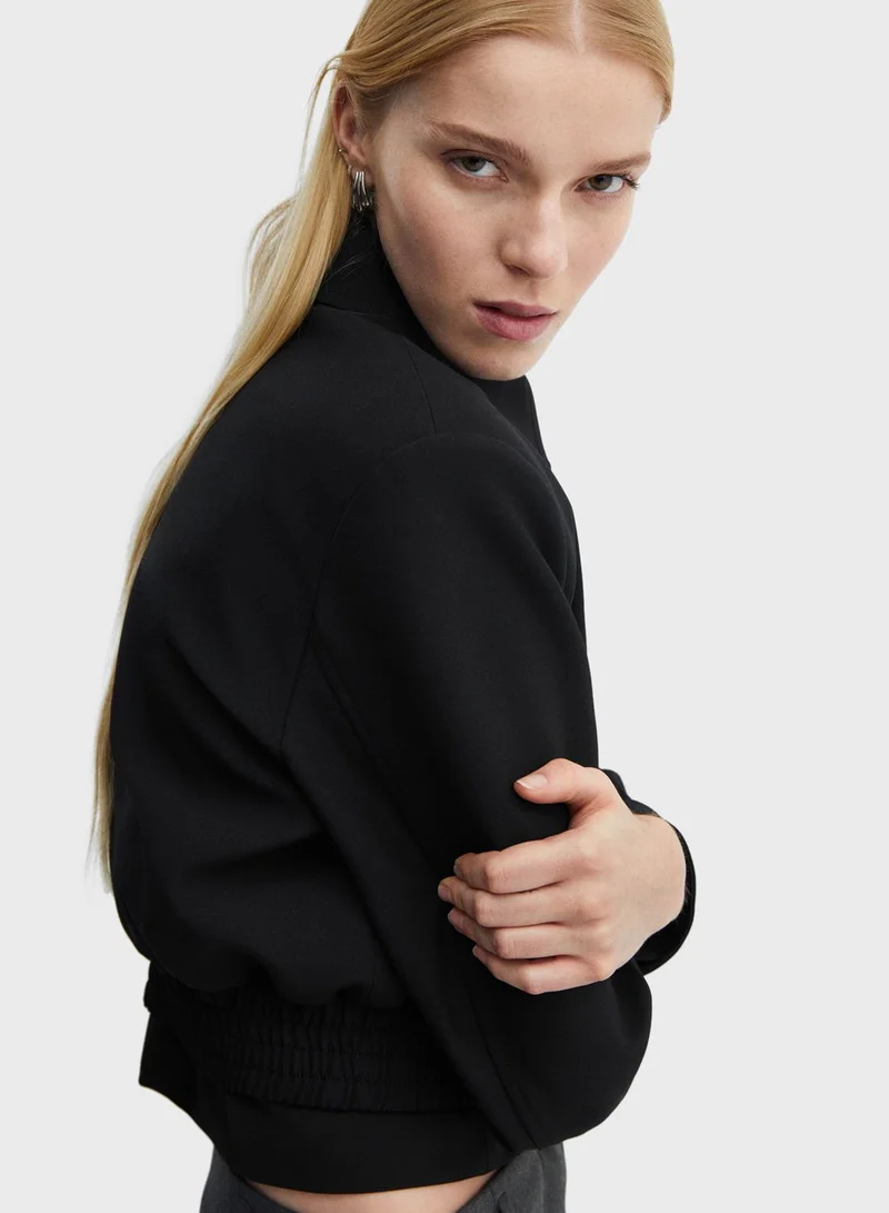 مانجو Zip Through Jacket
