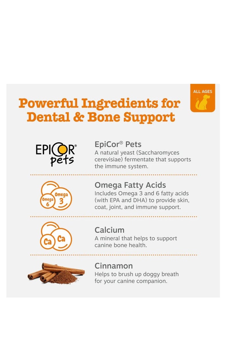 Zesty Paws LARGE Dog Dental Bones - 8ct - Image 3