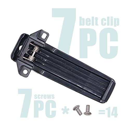Accessoryway Replacement Belt Clip KBH-10 for Kenwood TK260G TK-272G TK-388G TK-2100 TK-2118 TK-3206 TK-3207 Radio (7PCS) - Image 3