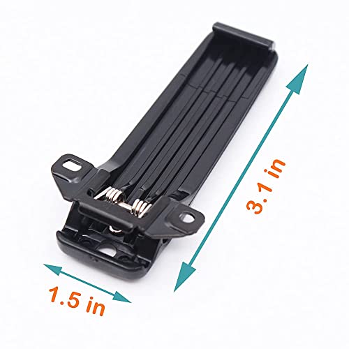 Accessoryway Replacement Belt Clip KBH-10 for Kenwood TK260G TK-272G TK-388G TK-2100 TK-2118 TK-3206 TK-3207 Radio (7PCS) - Image 4