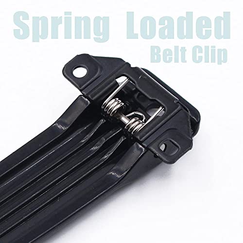 Accessoryway Replacement Belt Clip KBH-10 for Kenwood TK260G TK-272G TK-388G TK-2100 TK-2118 TK-3206 TK-3207 Radio (7PCS) - Image 2