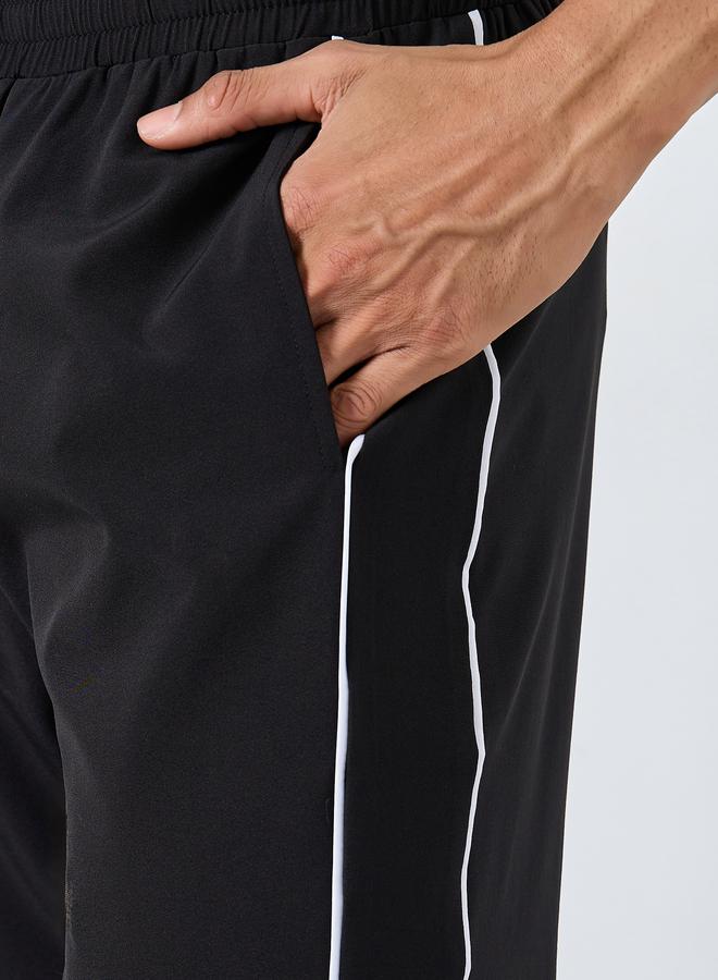 Styli Active Athleisure Track Pants with Piping Detail - Image 3