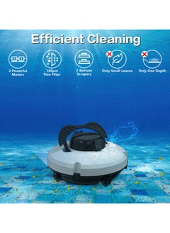 Cordless Robotic Pool Cleaner, Automatic Pool Vacuum