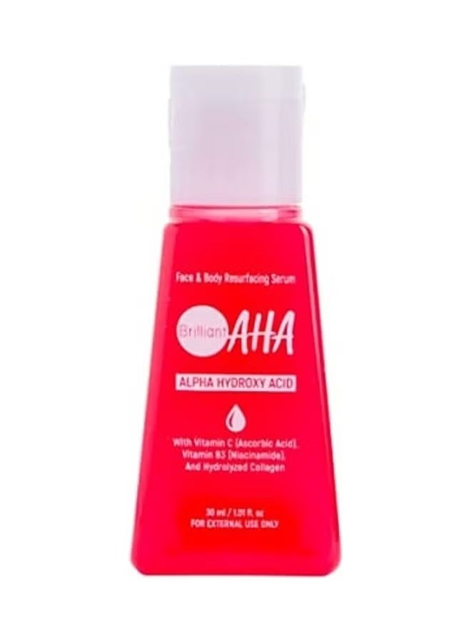 Aha Alpha Hydroxy Acid Face And Body Serum Pink 30ml