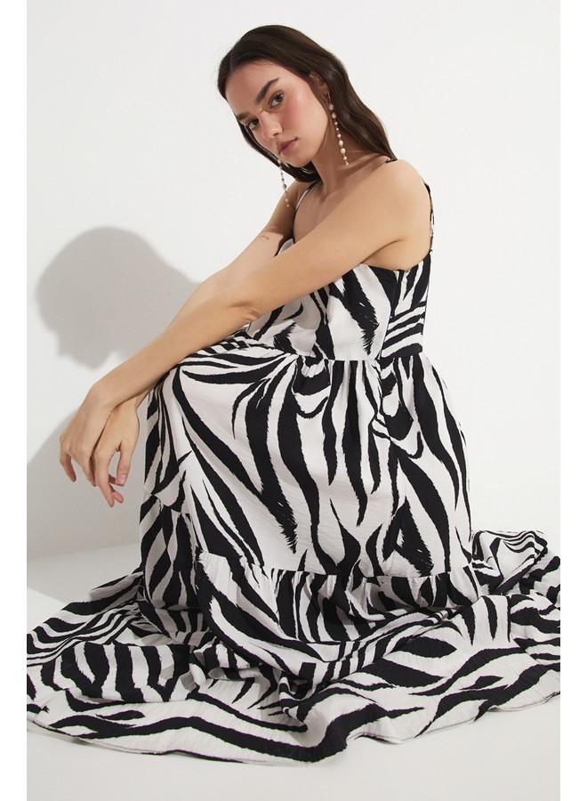 جون فستان ماكسي مطبوع - Image 5