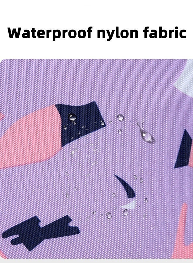 Joychic طقم حقيبة ظهر مدرسية كبيرة السعة مقاومة للماء من النايلون 3 قطع مع جيب أمامي للطلاب في المرحلة المتوسطة والثانوية - Image 5