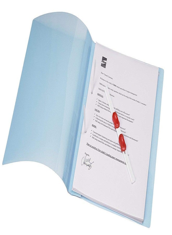 ANG 10pcs Plastic Transparent A4 Size Report File Folder Documents Clip File Folder for Certificates/Letter/Report/File - Image 5
