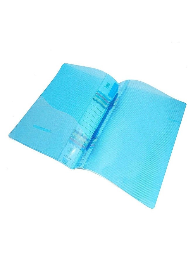 ANG 10pcs Plastic Transparent A4 Size Report File Folder Documents Clip File Folder for Certificates/Letter/Report/File - Image 3