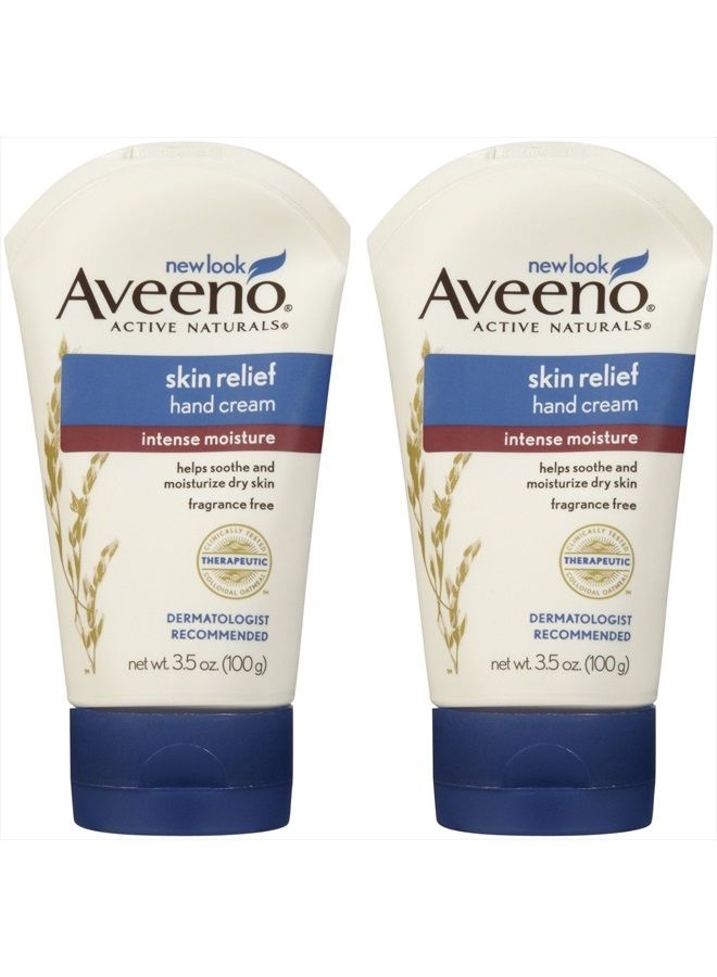 Aveeno Intense Moisturizer Hand Cream - 3.5 oz - 2 pk - Image 1