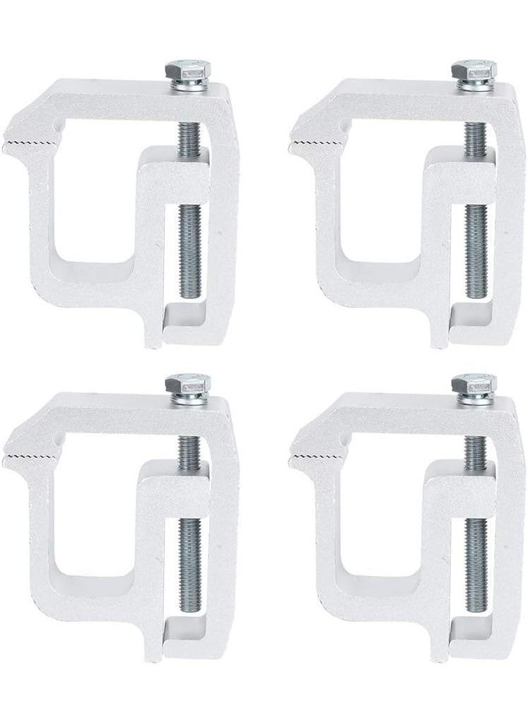 HURRISE HURRISE Truck Topper Mounting 2in Throat Truck Clamps for Mounting Truck with Fiberglass or Aluminum Rails  - Image 1
