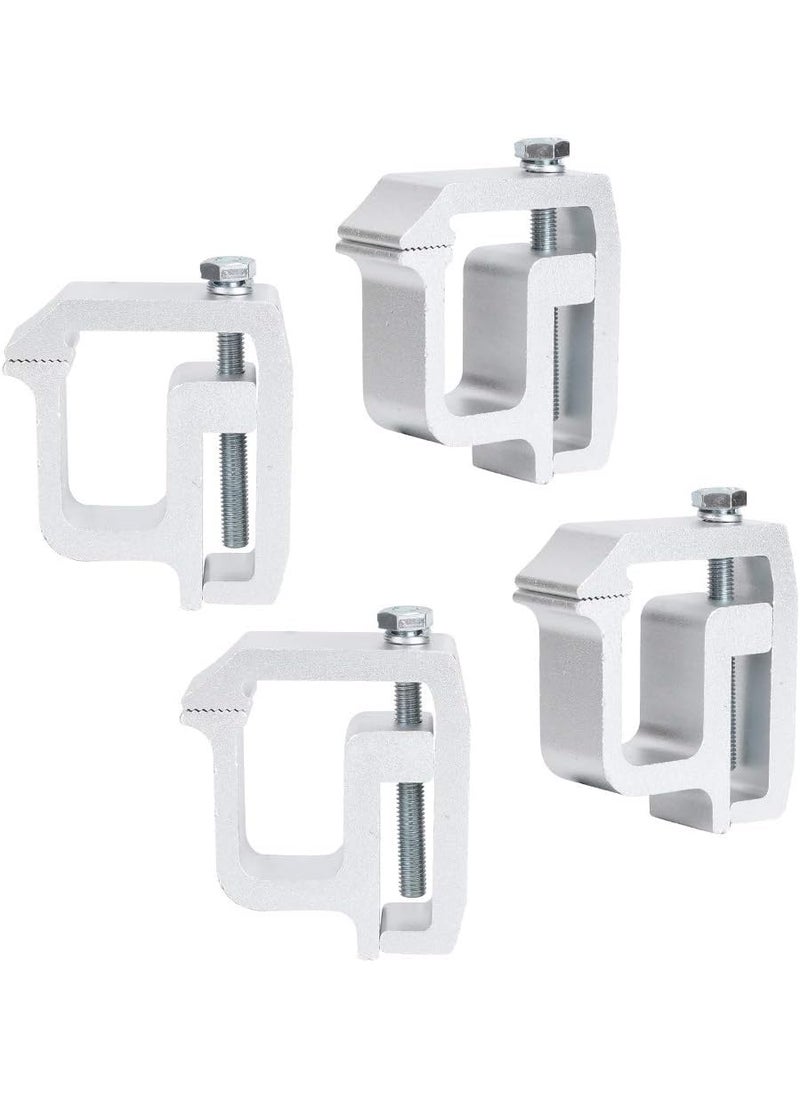 HURRISE HURRISE Truck Topper Mounting 2in Throat Truck Clamps for Mounting Truck with Fiberglass or Aluminum Rails  - Image 4