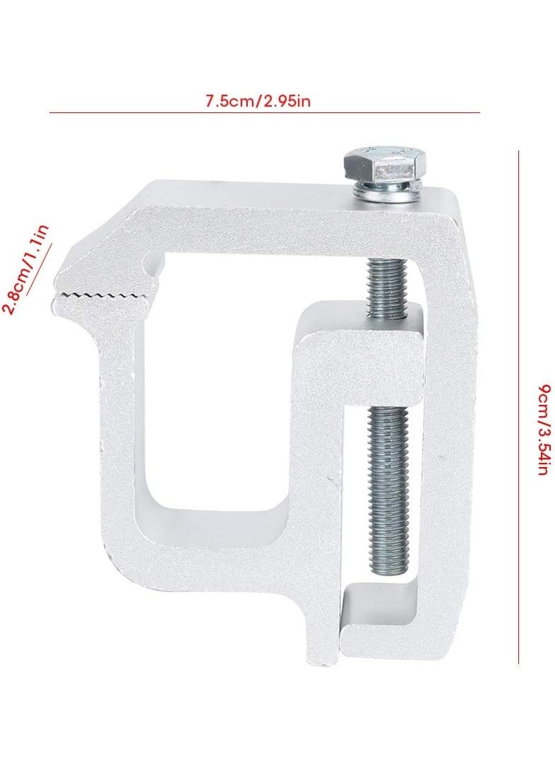 HURRISE HURRISE Truck Topper Mounting 2in Throat Truck Clamps for Mounting Truck with Fiberglass or Aluminum Rails  - Image 2