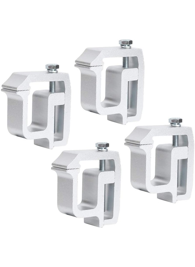 HURRISE HURRISE Truck Topper Mounting 2in Throat Truck Clamps for Mounting Truck with Fiberglass or Aluminum Rails  - Image 5