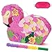 WERNNSAI Flamingo Piata Pink Piata Bundle with Blindfold and Bat for Girls Kids Tropical Flamingo Theme Birthday Party Supplies Summer Pool Party Decorations for Fiestas Baby Shower - Image 2
