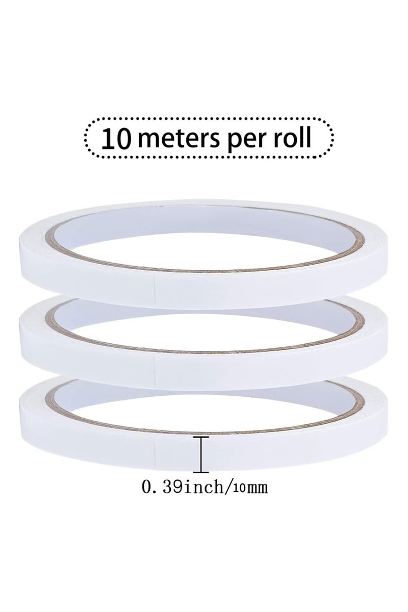 Generic 5-Piece Double Sided Adhesive Packaging Tape Set 10mmx 10m  - Image 2
