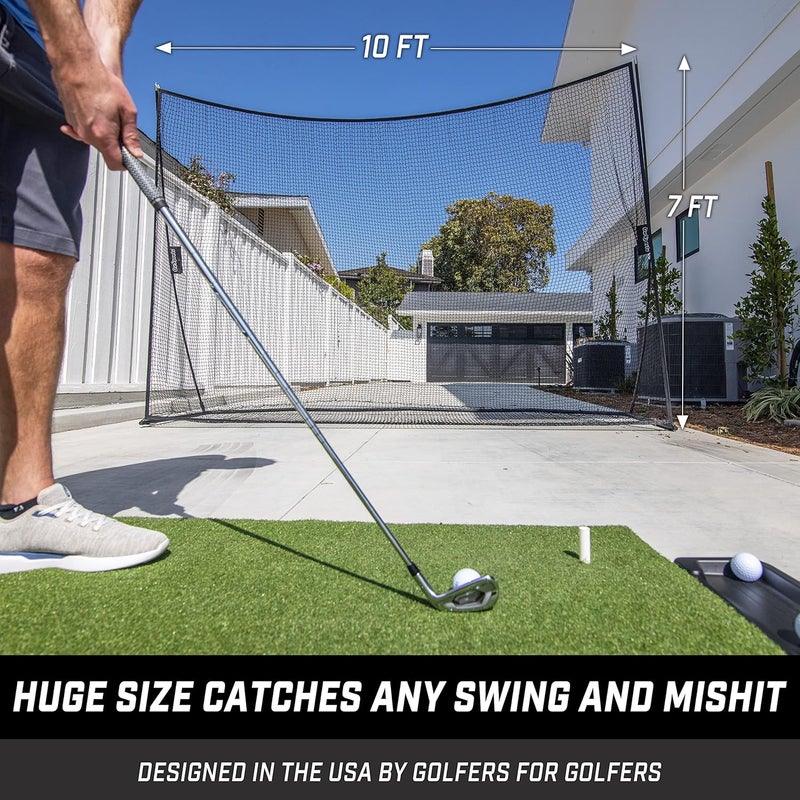 GoSports GoSports Golf Practice Hitting Net  Choose Between Huge 10 x7 ft or 7 x7 ft Nets Personal Driving Range for Indoor or Outdoor Use  Designed by Golfers for Golfers - Image 4