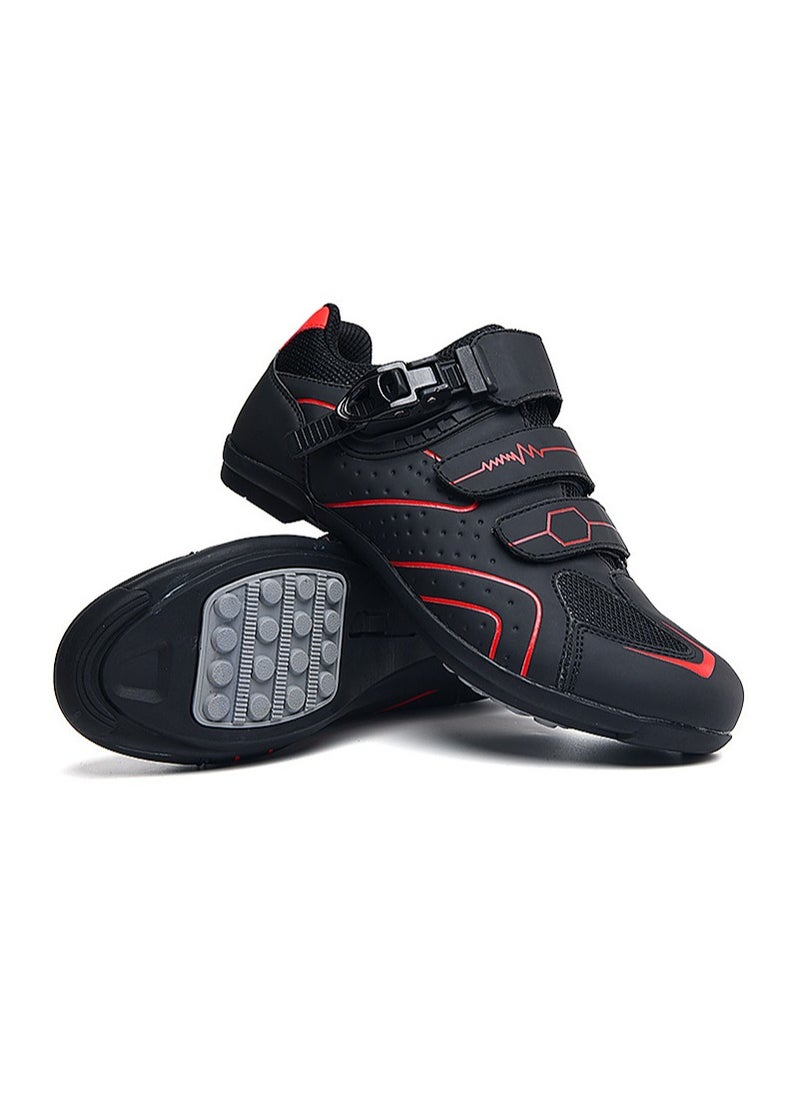 KUYING New Type of Road Lock Cycling Shoes Hard Sole Mountaineering Shoes Racing Sports Shoes 
