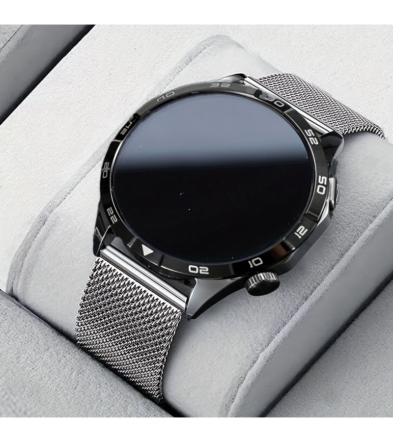 Rose Golden 20mm Stainless Steel Milan Ring Strap for Smartwatch - Image 5