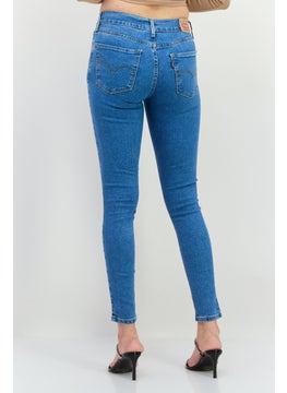 Levi's Women Super Skinny Fit Washed Stretchable Denim Jeans, Light Blue  - Image 3