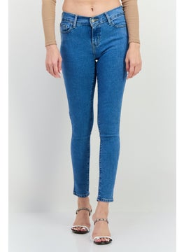 Levi's Women Super Skinny Fit Washed Stretchable Denim Jeans, Light Blue  - Image 1