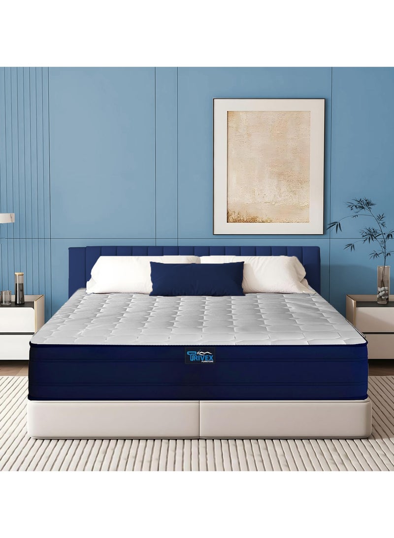 تريفكس مرتبة طبية متوسطة الصلابة، مقاس كوين، مناسبة لدعم العمود الفقري، مناسبة لتقويم العظام، لتخفيف الضغط (150×200×20) - Image 1