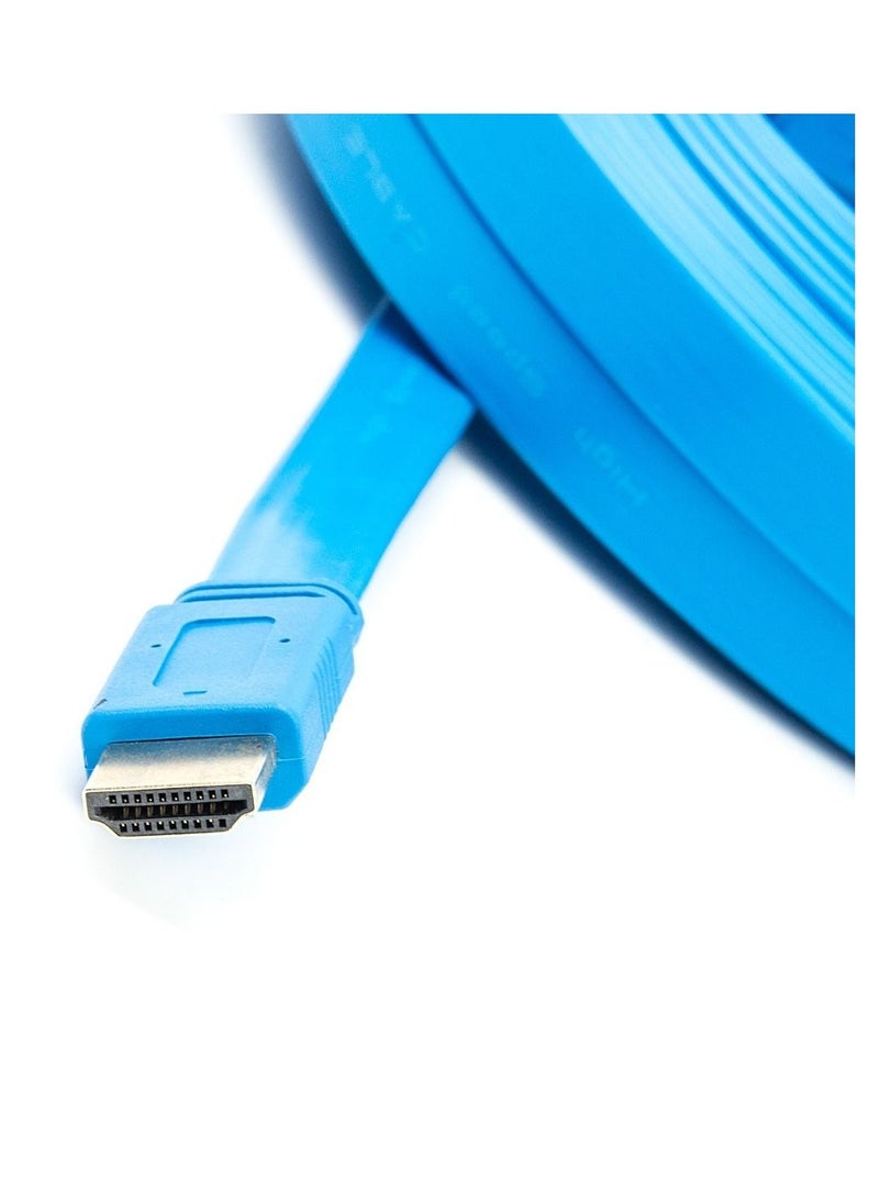 Etrain Etrain HDMI to HDMI Flat Cable 10M -1080P DC070  - Image 2