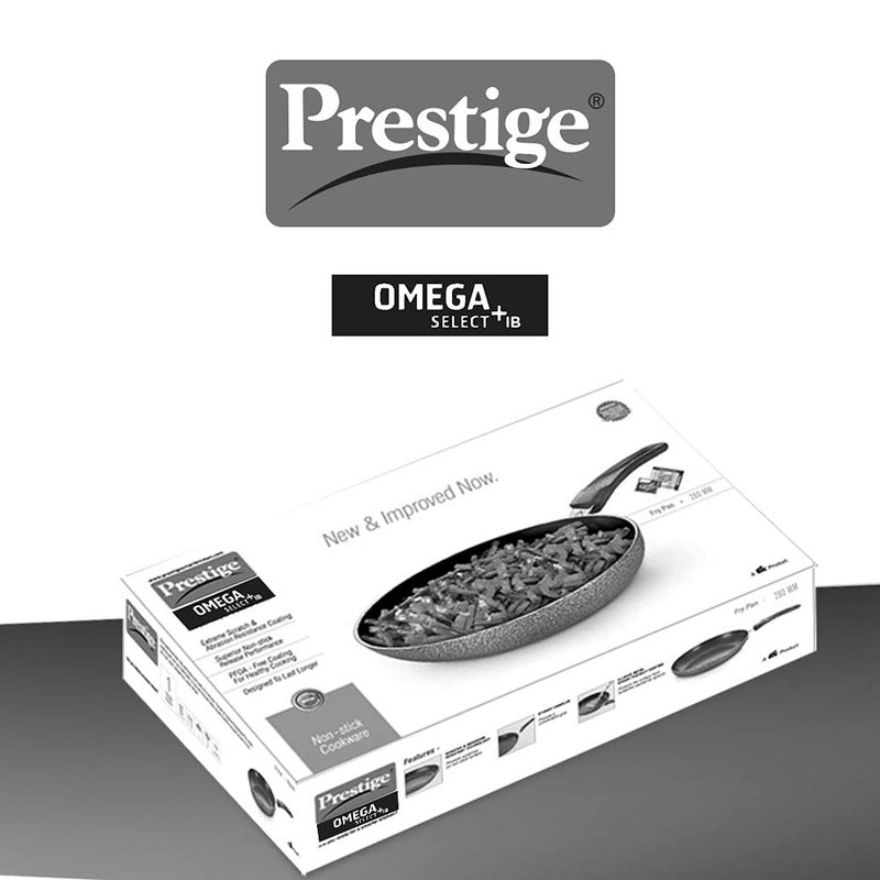 Prestige Aluminium Omega Select Plus IB Non-Stick Fry pan, 24 cm, Multicolour, Medium - Image 5