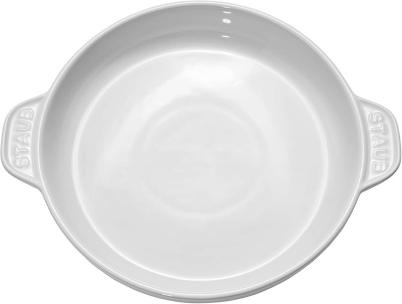 STAUB Ceramic 8-inch Round Covered Brie Baker - White - Image 3