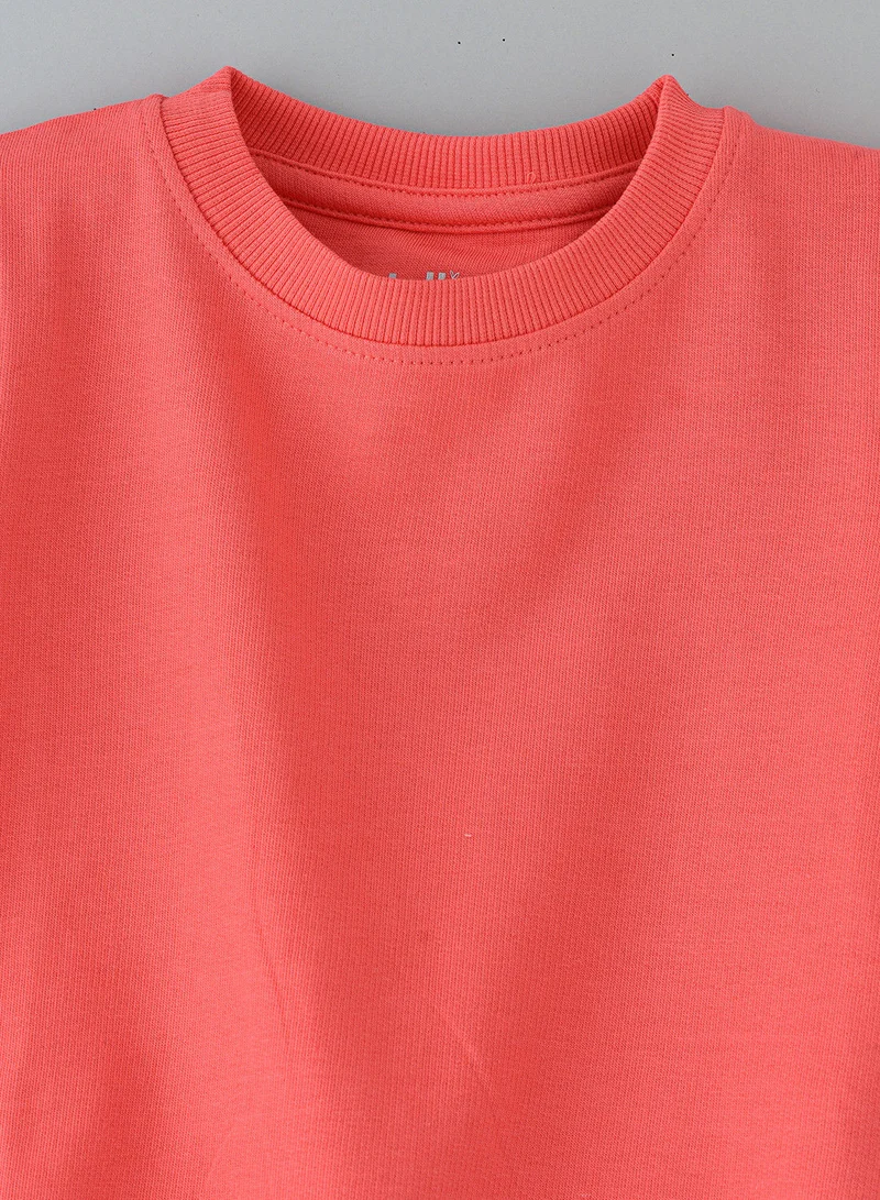 Jelliene Basic round neck sweat top