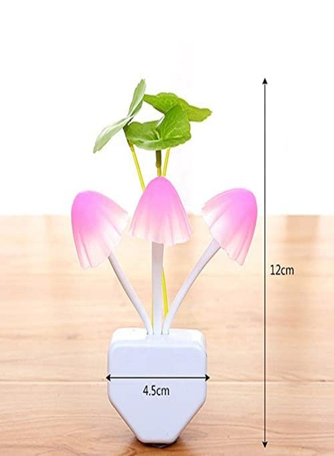 IXWQ (3 Piece Dream Mushroom Night Lights for Kids Adults Bedroom, Bathroom, Living Room, Kitchen LED Auto Dusk to Dawn Sensor Colour Led Lamp, with Smart Sensor Auto On-Off(3) - Image 3